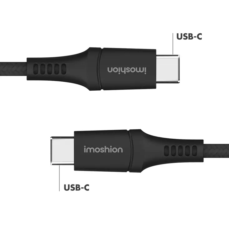 Gevlochten USB-C naar USB-C kabel