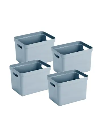 Sigma home - Opbergbox - 18L - 4-delig