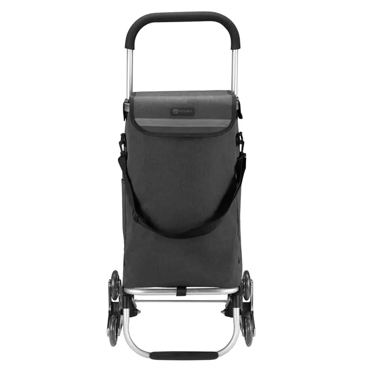 40L boodschappentrolley met trapwielen