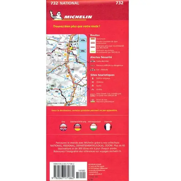 Wegenkaart National 732 Hongarije