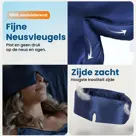 Zijden Slaapmasker - Donkerblauw - PurelyGoods