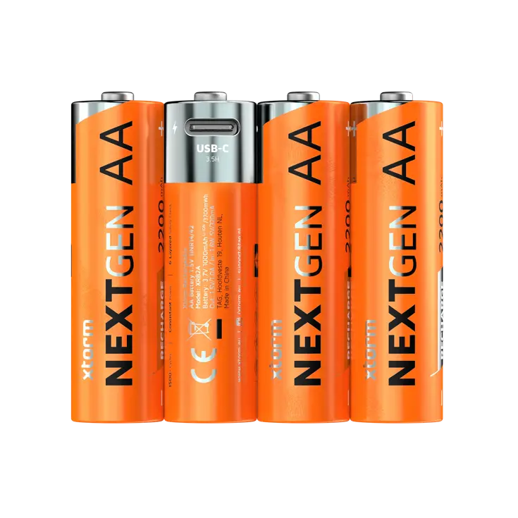 NextGen AA-batterijen oplaadbaar