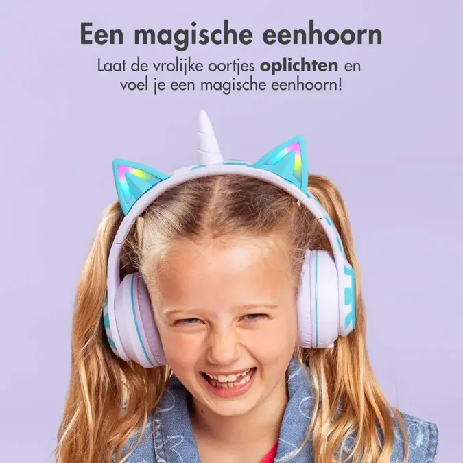 Kinder Koptelefoon Unicorn