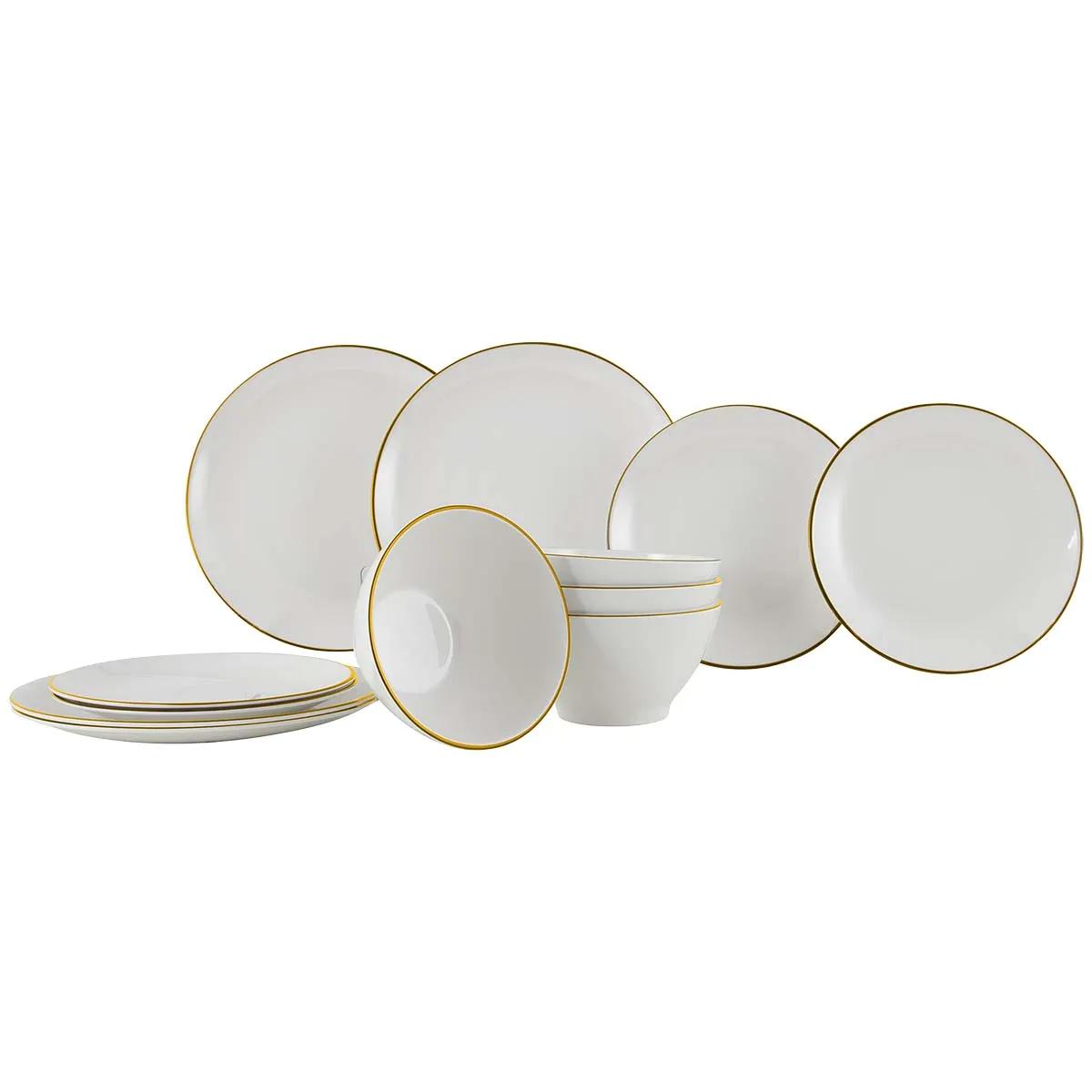Gimex  Linea Line Servies 12-Delig  Goud main product image