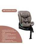 Demian 40-150 cm 360° i-Size Autostoel
