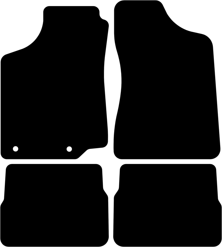 Rubber Matten Volkswagen Passat B4 (1993-1996)