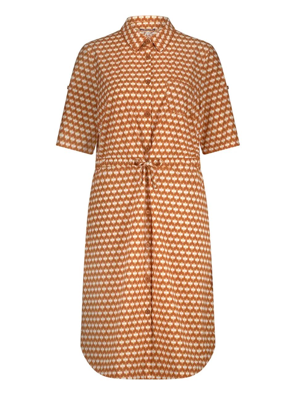 ANWB  Teresa  Travel jurk print dames  Human Nature  Bruin   M
