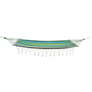 Buitenkado Hangmat 220x140 Spreidstok - Groen