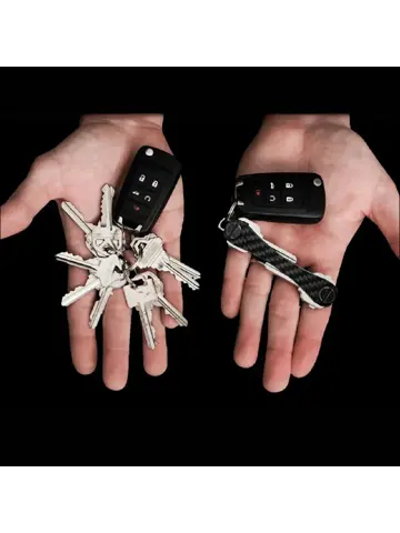 Keysmart Compact Keyholder Carbon Fiber 3K