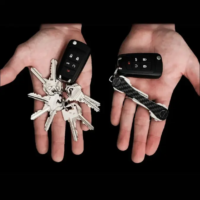 Keysmart Compact Keyholder Carbon Fiber 3K