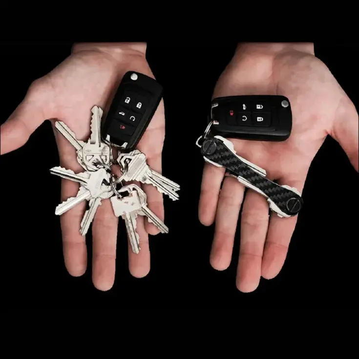 Keysmart Compact Keyholder Carbon Fiber 3K