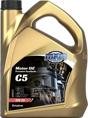 motorolie 0w20 c5 premium synthetic | 5 liter