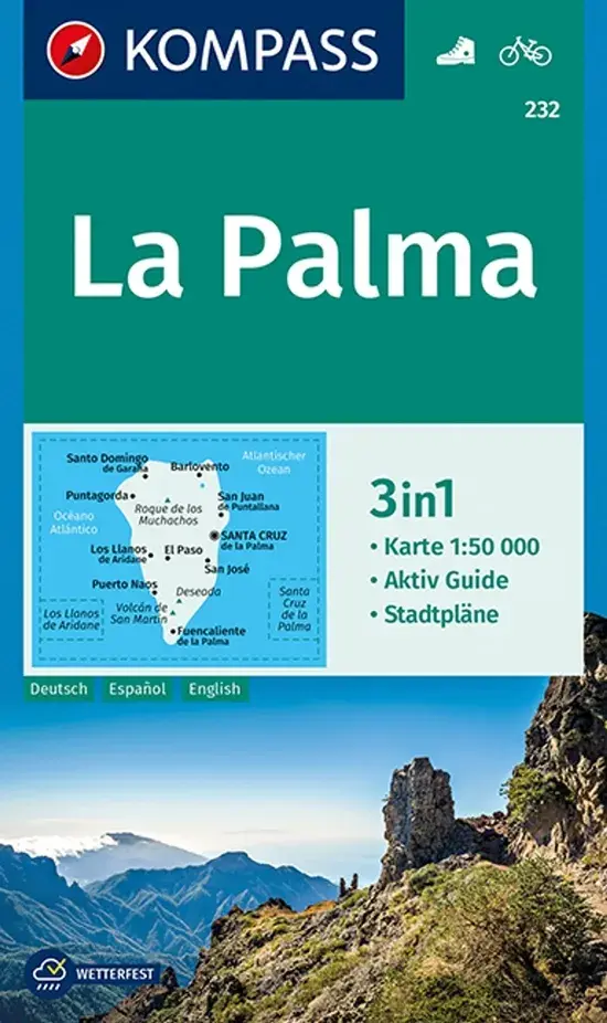 Wandelkaart WK232 La Palma