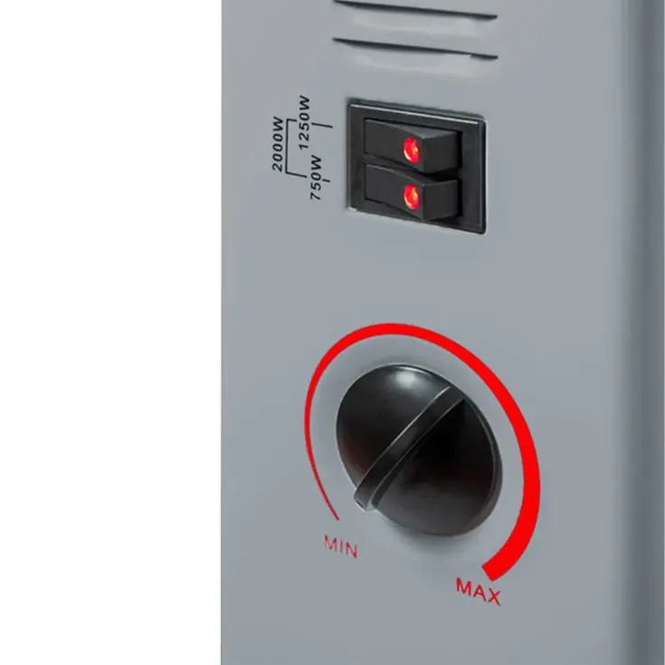 Convectorkachel – 2000W – Geruisloos