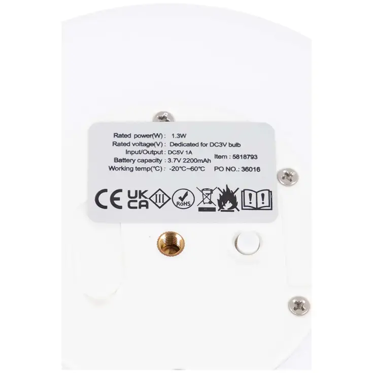 Tafellamp Cambridge L bamboe