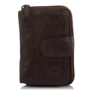 Loet - Ritsportemonnee - Leer - 6 pasjes