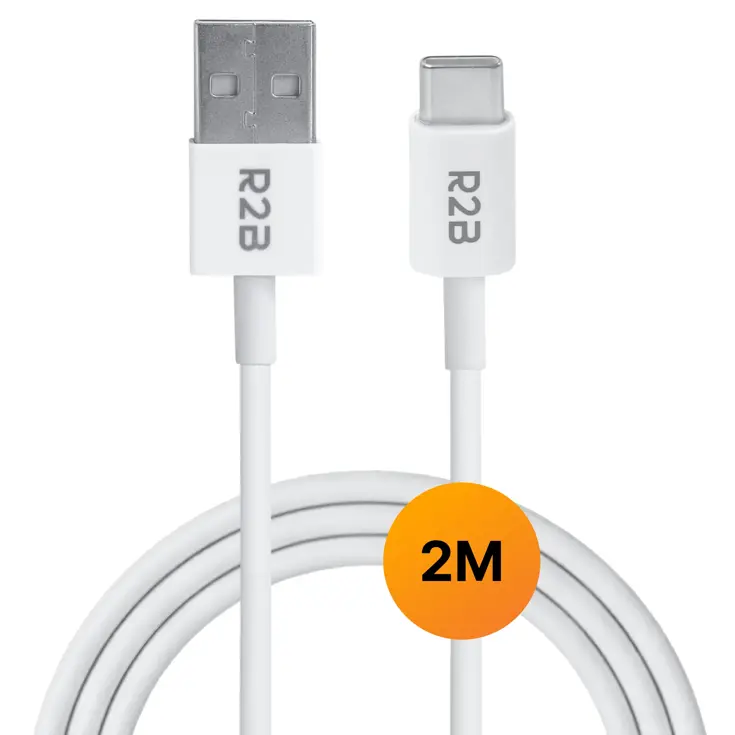 USB-A naar USB-C Kabel - 2 Meter