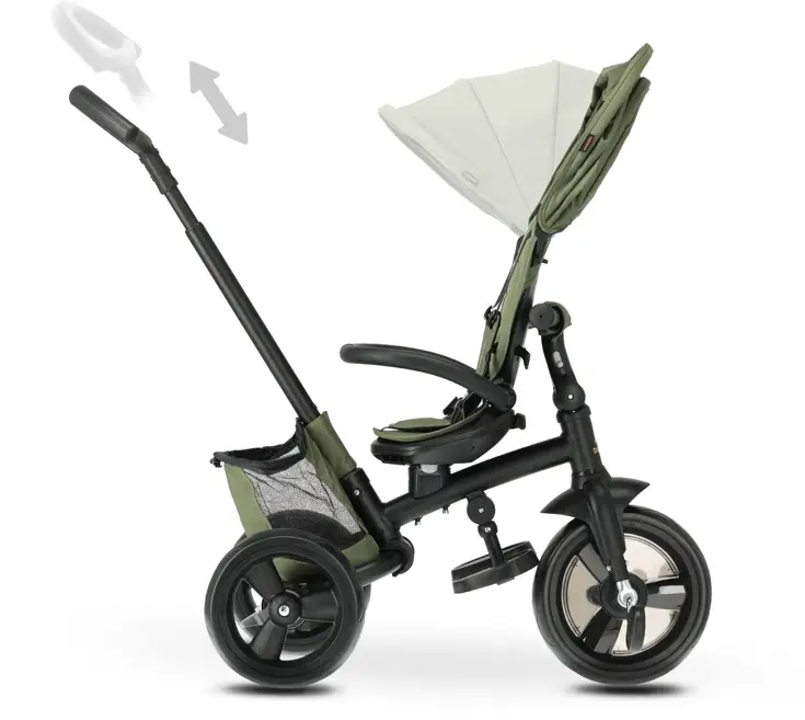 Explorer Luxe Driewieler - Opvouwbaar met mandje