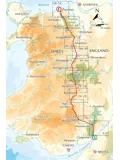 Kaartgids  Offa's Dyke Path Trail Map