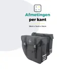 Voltano Dubbele Fietstas 40 L Urban Flow XL