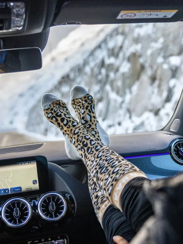 Poederbaas - 2 paar - Dames - Skisokken