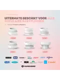 Flessenwarmer Roze Onderweg - PRO - 8800 mAh