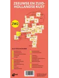 ANWB Fiets en wandelknooppuntenkaart ZW2 Zeeuwse en Zuid-Hollandse kust