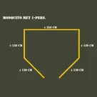 Muskietennet 1 persoons