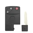 Smart key behuizing 3 knops geschikt voor Mazda
