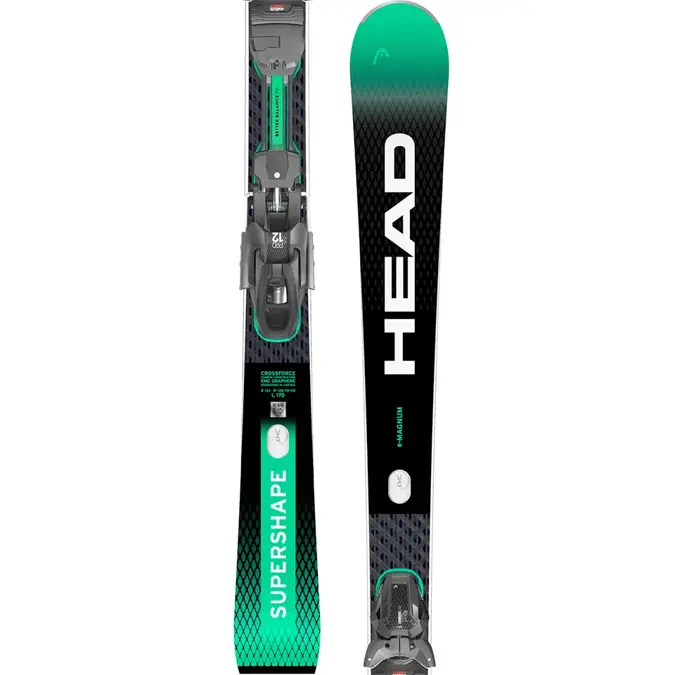 Head Supershape E-Magnum ski's incl.binding