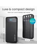 Powerbank - 30.000mAh - 4 Geïntegreerde Kabels
