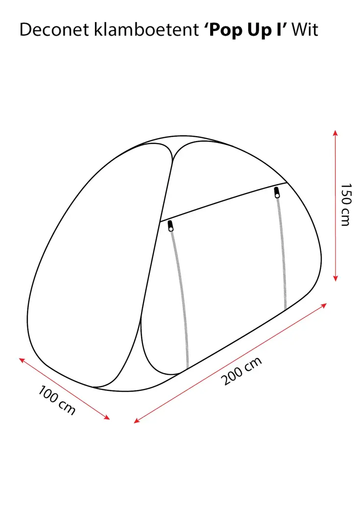 SET 1&2 pers Popup Klamboetent