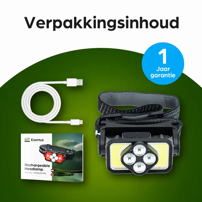Hoofdlamp - LED Oplaadbaar