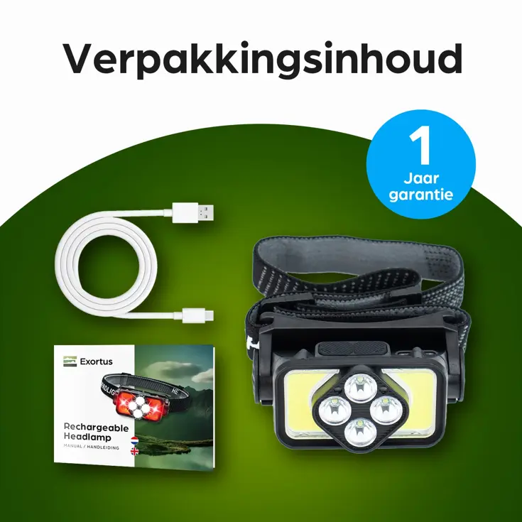 Hoofdlamp - LED Oplaadbaar