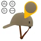 Vizorz SwitchCap fietshelm - Cap Beige