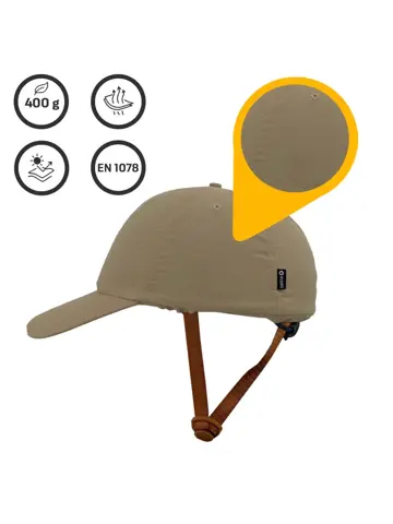 Vizorz SwitchCap fietshelm - Cap Beige