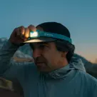 BioLite Dash 450 Hoofdlamp – Oplaadbaar blauw