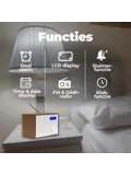 DAB46W DAB+/FM Radio Wekkerfunctie