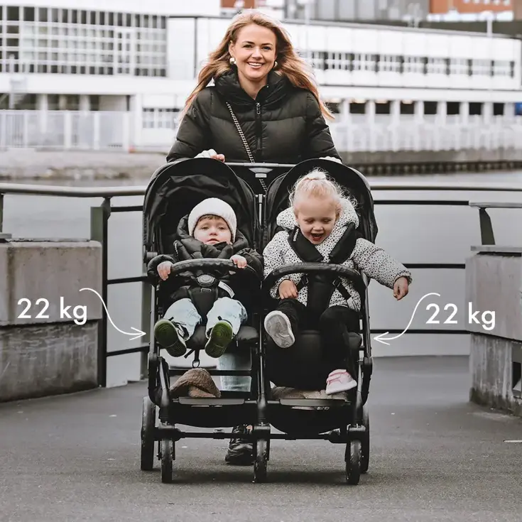 Luxe XP Twin Buggy XL - Dubbele buggy - Compact