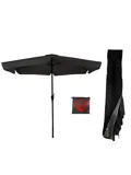CUHOC Parasol Zwart 3m + Redlabel Parasolhoes