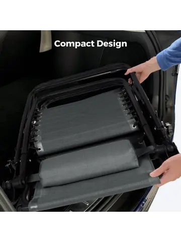 LifeGoods Opvouwbare Tuinstoelen - 2-pack