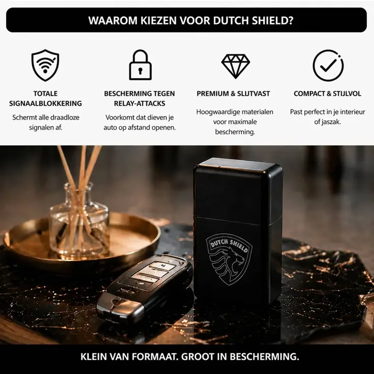 Aluminium Box - RFID Autosleutel hoesje Anti-Skim