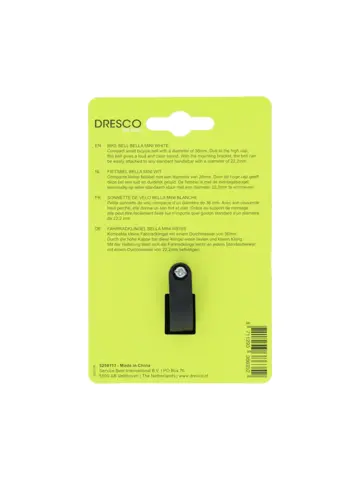Dresco Fietsbel Bella Mini Wit
