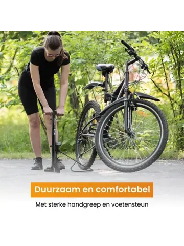 Fietspomp met Drukmeter - Vloerpomp