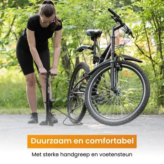Fietspomp met Drukmeter - Vloerpomp