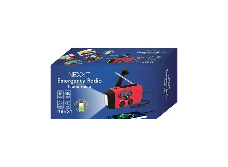 Noodradio met AM/FM/WB en powerbank - 2000 mAh