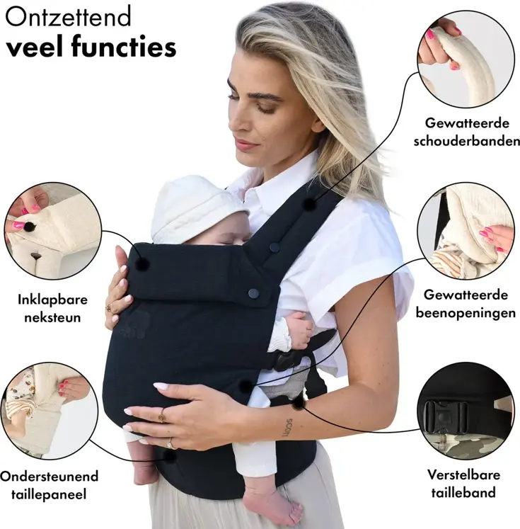 Amora Draagzak - Baby Draagzak - Ergonomisch