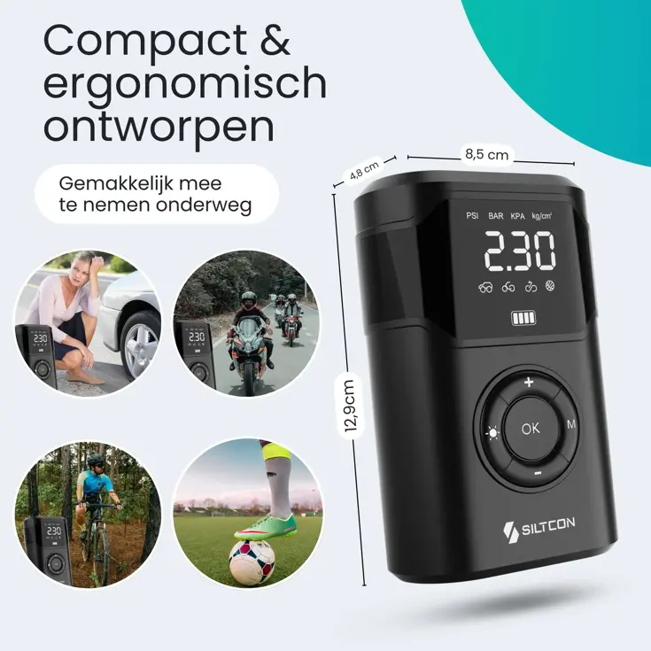 Elektrische Bandenpomp - 10,5 Bar - 30L/min