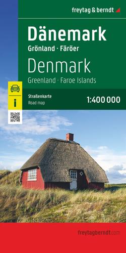 Wegenkaart Denemarken