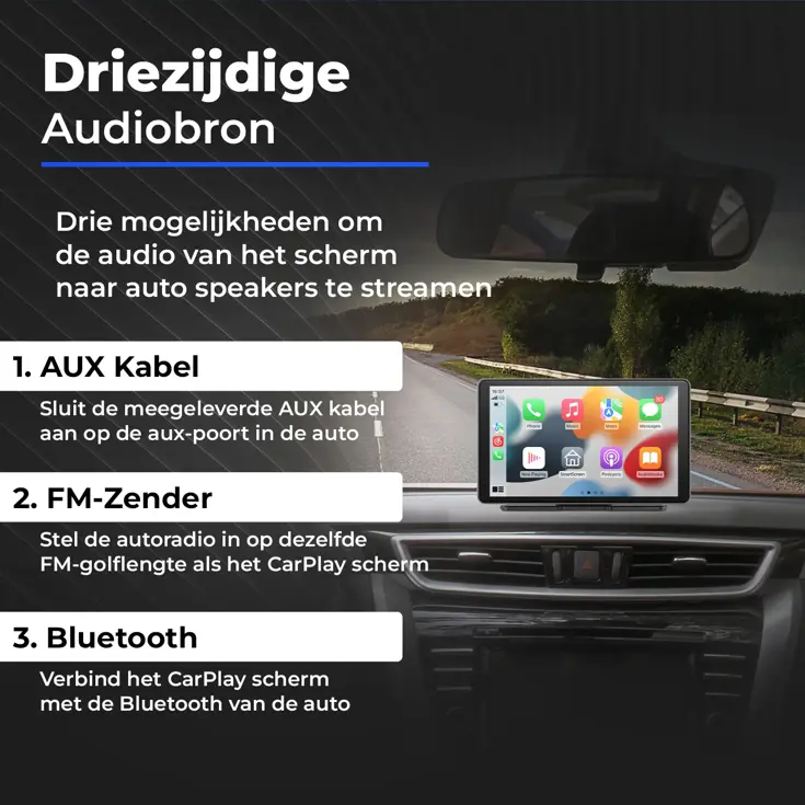 CarPlay/Android Auto scherm 7 inch